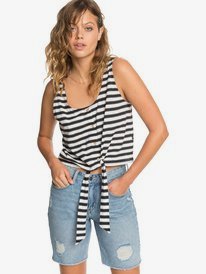 Quiksilver Womens - Cropped Boxy Vest Top  EQWKT03036