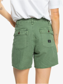 Worker Color - Linen Shorts for Women  EQWNS03067