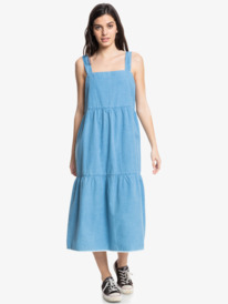 quiksilver, Sunset Sessions - Mini Vestitino da Donna, CHAMBRAY BLUE (bzr0) Sunset Sessions - Midi Dress for Women EQWWD03038