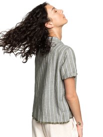 Quiksilver Womens - Short Sleeve Linen Camp Shirt  EQWWT03027