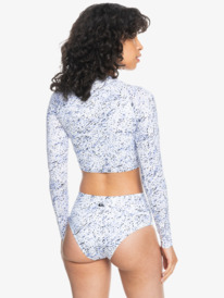 Quiksilver Womens - Long Sleeve Crop Top Bikini Top for Women  EQWX303107