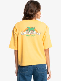 quiksilver, Womens Boyfriend Short Sleeve T-Shirt, MARIGOLD (nft0) Boyfriend - Short Sleeve T-Shirt for Women EQWZT03085