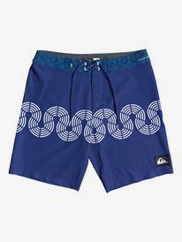 quiksilver, Highline Connected Waves 19" - Boardshort pour Homme, TOKOLO INDIGO (bta6) Highline Connected Waves 19" - Board Shorts for Men EQYBS04398