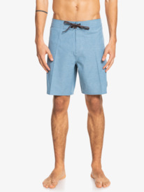 quiksilver, Бордшорты Hempstretch Piped 18", BLUE HEAVEN (blf0) Hempstretch Piped 18" - Board Shorts for Men EQYBS04546