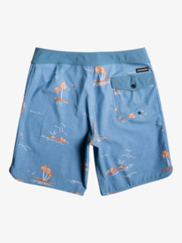 quiksilver, SurfSilk Scallop 19" Boardshorts, CAPTAINS BLUE (bmn7) Surfsilk Scallop 19" 2022 - Board Shorts for Men EQYBS04654