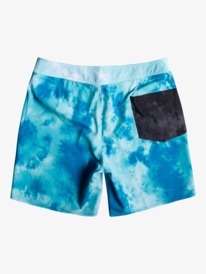quiksilver, SurfSilk Acid Wash 18" Boardshorts, SEAPORT (brn7) Surfsilk Acid Wash 18" - Board Shorts for Men EQYBS04671