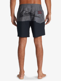quiksilver, Quiksilver x Stranger Things Butt Logo 1986 17" 2022 - Board Shorts for Men, THE UPSIDE DOWN (kvj6) Quiksilver x Stranger Things Butt Logo 1986 17" 2022 - Board Shorts for Men EQYBS04746