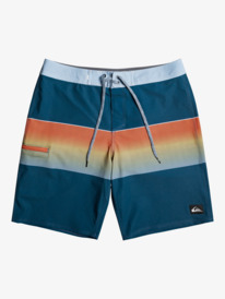 quiksilver, Mens Surfsilk Slab 20" Boardshorts, MAJOLICA BLUE (bsm9) SURFSILK SLAB 20 EQYBS04749