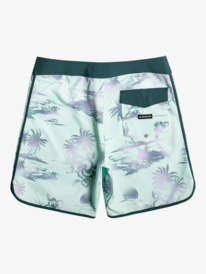 quiksilver, Mens Surfsilk Scallop 18" Boardshorts, BEACH GLASS (gcz6) Surfsilk Scallop 18" - Board Shorts for Men EQYBS04770