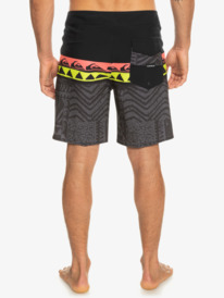 quiksilver, Surfsilk Panel 18" - Board Shorts for Men, BLACK (kvj6) Surfsilk Panel 18" - Board Shorts for Men EQYBS04780