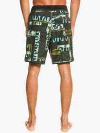 quiksilver, Blank Canvas Gregg Kaplan Scallop 18" - Board Shorts for Men, BLACK (kvj6) Blank Canvas Gregg Kaplan Scallop 18" - Board Shorts for Men EQYBS04794