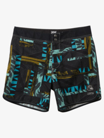 quiksilver, Blank Canvas Gregg Kaplan Scallop Snap 16" - Board Shorts for Men, BLACK (kvj6) Blank Canvas Gregg Kaplan Scallop Snap 16" - Board Shorts for Men EQYBS04815