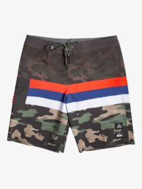quiksilver, Surfsilk Hawaii Stripe 20" Boardshorts, THYME (cqy8) SURFSILK HAWAII STRIPE 20 EQYBS04830