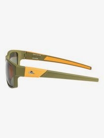 quiksilver, Mixer Polarized - Sunglasses for Men, MATT KAKI ORANGE/GREEN POLARI (xcng) Mixer Polarized - Sunglasses for Men EQYEY03145