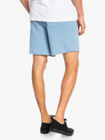 quiksilver, Мужские спортивные шорты Essentials, FADED DENIM (bjn0) Essentials 19" - Organic Sweat Shorts for Men EQYFB03206