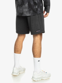 quiksilver, Knit Training 18" - Short de survêtement pour Homme, BLACK HEATHER (kvjh) Knit Training 18" - Tracksuit Shorts for Men EQYFB03282