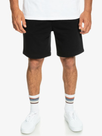 quiksilver, Essentials - Sweat Shorts for Men, BLACK (kvj0) Essentials - Sweat Shorts for Men EQYFB03312
