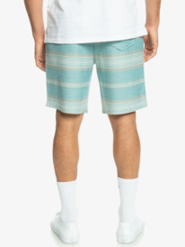 quiksilver, Great Otway - Short van JoggingStof voor Heren, BRITTANY BLUE OTWAY STRIPE (blz3) Great Otway - Sweat Shorts for Men EQYFB03313