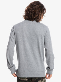 quiksilver, Essentials - Sweater voor Heren, LIGHT GREY HEATHER (sjsh) Essentials - Sweatshirt EQYFT04082