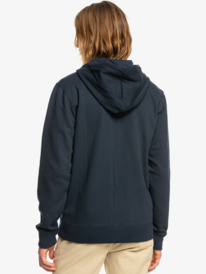 quiksilver, Essentials - Sweatshirt com capuz e fecho de correr orgânica para Homem, NAVY BLAZER (byj0) Essentials - Organic Zip-Up Hoodie for Men EQYFT04113