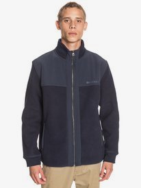quiksilver, Мужская флисовая толстовка на молнии Simpang, PARISIAN NIGHT (byp0) Simpang - Zip-Up Polar Fleece for Men EQYFT04186