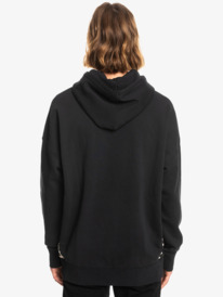 quiksilver, Originals Checker Arch - Sudadera de tejido orgánico con capucha para Hombre, BLACK (kvj0) Originals Checker Arch - Organic Hoodie for Men EQYFT04395