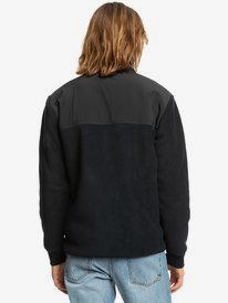 quiksilver, Simpang 2021 - Casaco de velo com fecho de correr para Homem, BLACK (kvj0) Simpang 2021 - Zip-Up Fleece for Men EQYFT04434
