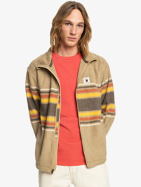quiksilver, Clean Coasts - Fleece mit Reißverschluss für Männer, PLAGE ENDLESS STRIPE (ckk6) Clean Coasts - Zip-Up Fleece for Men EQYFT04440
