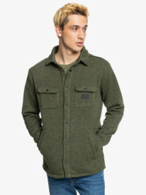 quiksilver, Keller - Fleece Overhemd voor Heren, FOUR LEAF CLOVER (gph0) Keller - Fleece Shirt for Men EQYFT04473