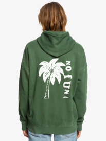 quiksilver, No Fun - Sudadera con Capucha para Hombre, GREENER PASTURES (gsg0) No Fun - Hoodie for Men EQYFT04480