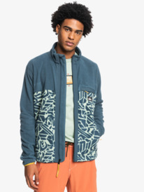 Go First Polo Neck - Zip-Up Fleece for Men | Quiksilver