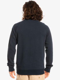 quiksilver, Essentials 2022 - Sweatshirt para Homem, NAVY BLAZER (byj0) Essentials 2022 - Sweatshirt for Men EQYFT04647