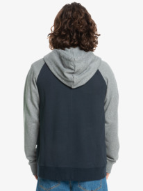 quiksilver, Essentials 2022 - Sweat à capuche zippé pour Homme, NAVY BLAZER (byj0) Essentials 2022 - Zip Up Hoodie for Men EQYFT04650