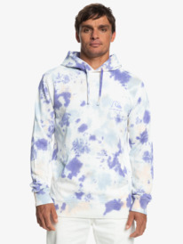 quiksilver, Cloudy 2022 - Sweatshirt com capuz para Homem, PEACH WHIP CLOUDY TIE DYE (mek6) Cloudy 2022 - Hoodie for Men EQYFT04651