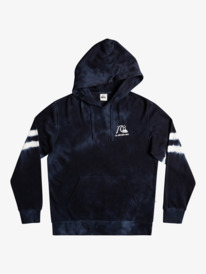 quiksilver, Engineered Tie-Dye Hoodie, INSIGNIA BLU ENGINEERED STRIPE (bsn6) Engineered - Hoodie for Men EQYFT04652