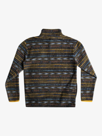 quiksilver, Clean Coasts Quarter-Zip Fleece Pullover, TARMAC TRIBAL FUZZ (kta8) Clean Coasts - Half Zip Fleece for Men EQYFT04660
