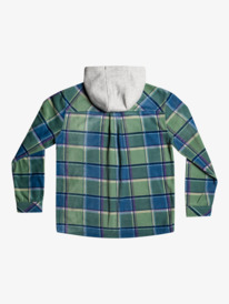 quiksilver, Super Swell Hooded Fleece Zip-Up Jacket, PROVENCIAL BLUE FLANNEL PLAID (blm6) Super Swell - Zip Up Hoodie for Men EQYFT04662