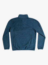 quiksilver, No Destination 2 Half Snap Fleece Pullover, INSIGNIA BLUE (bsn0) No Destination - Half Zip Fleece for Men EQYFT04681