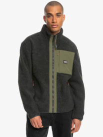 Shallow Water - Zip Up Sherpa Fleece for Men  EQYFT04682