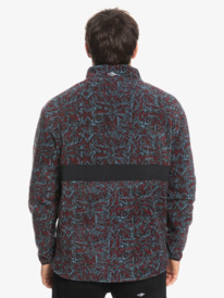 quiksilver, Saturn Polar 2022 - Polar con media cremallera para Hombre, PROVENCIAL BLUE SATURN (blm6) Saturn Polar 2022 - Half Zip Fleece for Men EQYFT04701