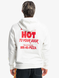 quiksilver, Quiksilver x Stranger Things Surfer Boy - Sweat à capuche pour Homme, WHITE (wbb0) Quiksilver x Stranger Things Surfer Boy - Hoodie for Men EQYFT04717