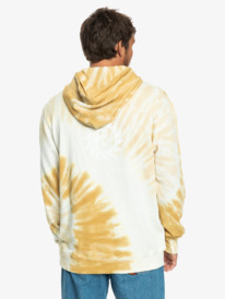 quiksilver, Natural - Sudadera con Capucha para Hombre, WHEAT NAT TIE DYE SWIRL (ygy0) Natural - Hoodie for Men EQYFT04744
