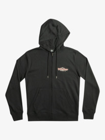 quiksilver, Quik Words Zip-Up Hoodie, BLACK (kvj0) Quik Words - Zip-Up Hoodie for Men EQYFT04750