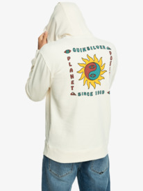 quiksilver, Planet Positive - Sudadera con Capucha para Hombre, BIRCH (wdw0) Planet Positive - Hoodie for Men EQYFT04753