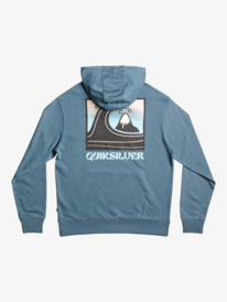 quiksilver, QS Bubble Stamp Chandail à Capuchon pour Homme, BERING SEA (byg0) QS Bubble Stamp - Hoodie for Men EQYFT04756