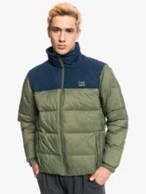 quiksilver, Wolfs Shoulders - Giacca imbottita da Uomo, FOUR LEAF CLOVER (gph0) Wolfs Shoulders - Puffer Jacket for Men EQYJK03760