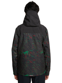 quiksilver, Lizard Heads - Waterproof Jacket for Men, ROCK FACE PHANTOM (kta6) Lizard Heads - Waterproof Jacket for Men EQYJK03819