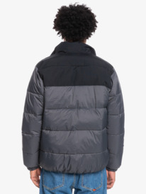 quiksilver, Wolf Shoulder 2022 - Chaqueta acolchada con bloques de color para Hombre, IRON GATE (kzm0) Wolf Shoulder 2022 - Colourblock Puffer Jacket for Men EQYJK03899