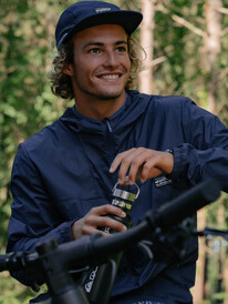 quiksilver, Summit Run - Coupe-vent technique pour Homme, INSIGNIA BLUE (bsn0) Summit Run - Technical Windbreaker for Men EQYJK03911