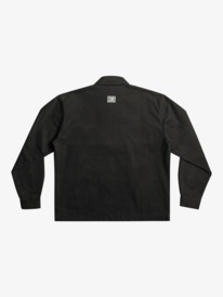 quiksilver, Ancestral Vibe Veste à capuche en sergé pour Homme, BLACK (kvj0) Ancestral Vibe - Hooded Twill Jacket for Men EQYJK03950